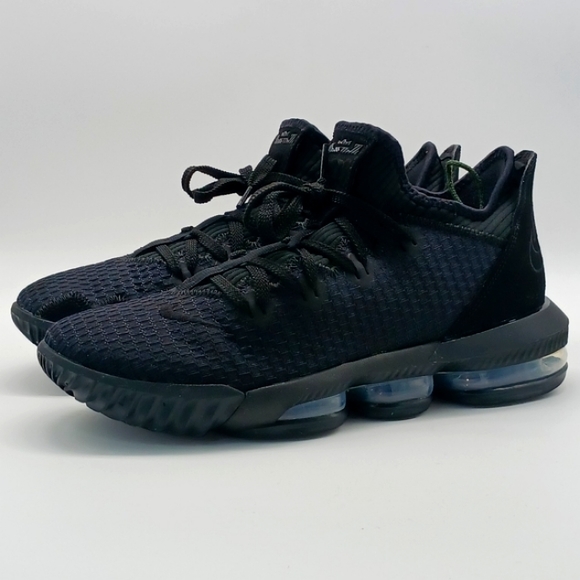 Nike Lebron 16 Streetwear/Basketball Shoes 'Triple Black' Size 8 Men/9.5 Women - Picture 8 of 9